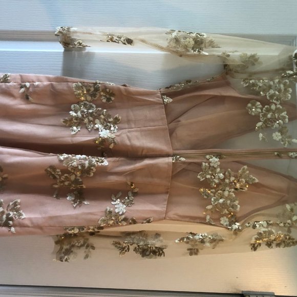 Missguided Sequin/Mesh Mini Dress (NEVER WORN) - Picture 4 of 7